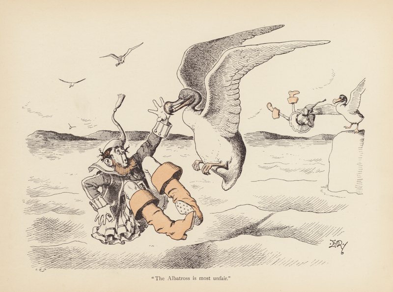 Staarten met een Twist: De Albatros door Edward Tennyson Reed