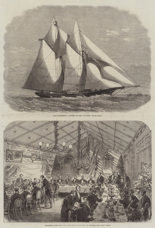 De Atlantische jachtrace door Edwin Weedon