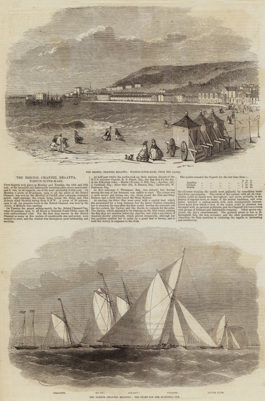 De Bristol Channel Regatta door Edwin Weedon