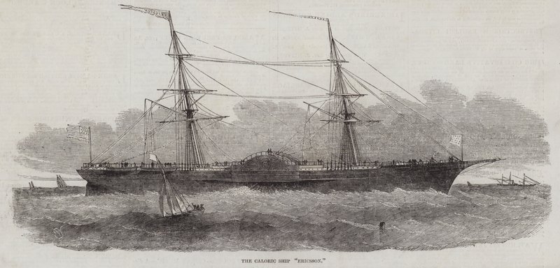Het Calorische Schip Ericsson door Edwin Weedon