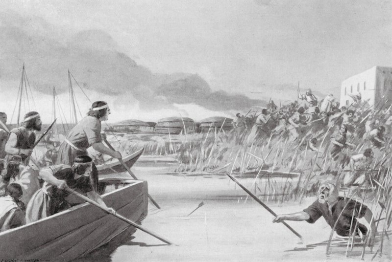 Verovering van het Zee-Land door de Kassieten door Edwin A. Morrow