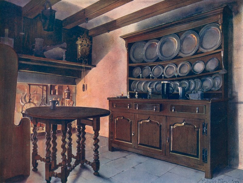 Eikenhouten Welsh Dressoir door Edwin John Foley