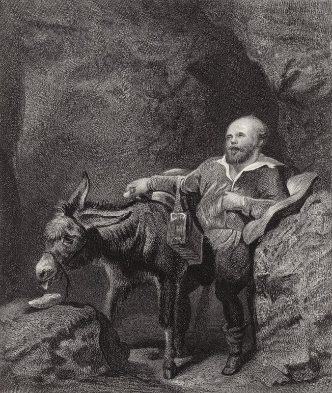 Sancho Panza door Edwin Landseer