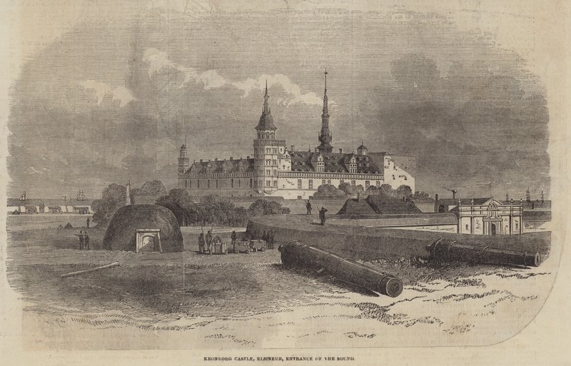 Kasteel Kronborg, Elsineur, Ingang van de Sont door Edwin Weedon