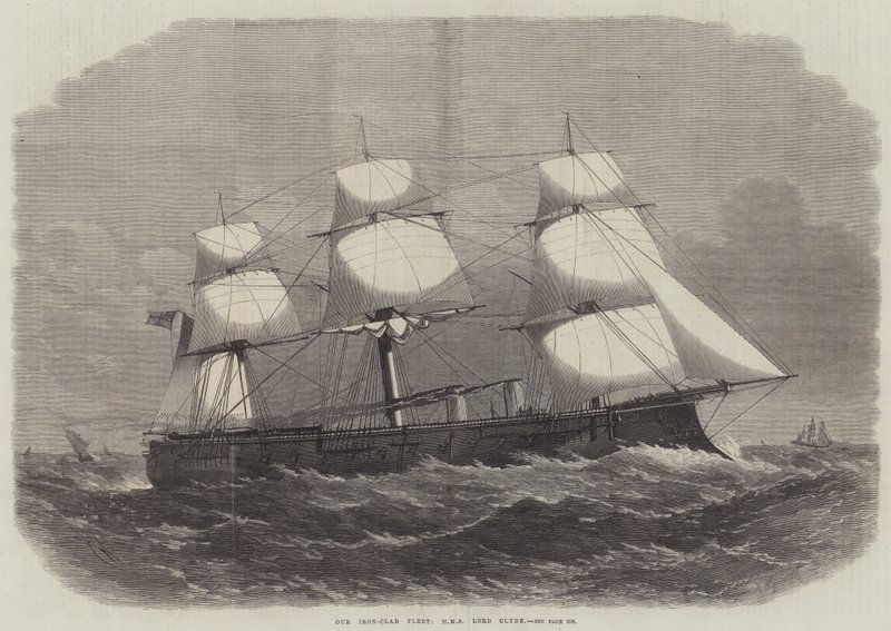 Onze IJzeren Vloot, HMS Lord Clyde door Edwin Weedon