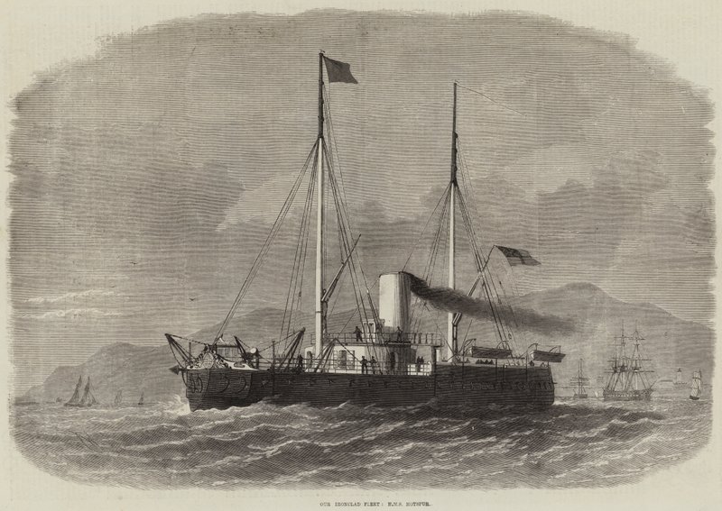 Onze Pantservloot, HMS Hotspur door Edwin Weedon
