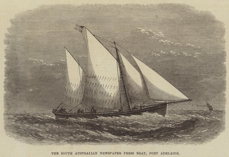 De Zuid-Australische Krantenpersboot, Port Adelaide door Edwin Weedon