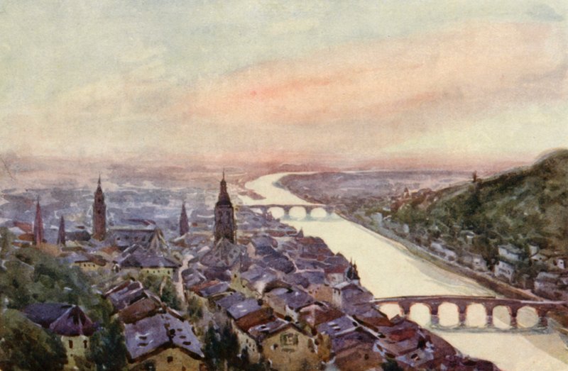De Rijn: Heidelberg en de Neckar door Effie Jardine