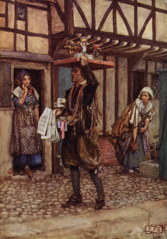 Fijne snuisterijen voor dames, goedkoop, keuze, dapper en nieuw door Eleanor Fortescue Brickdale