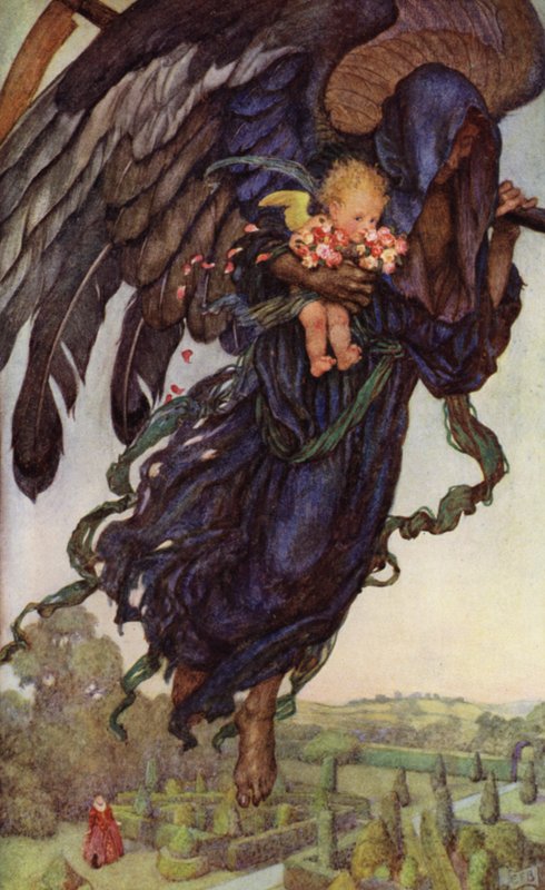Pluk de rozenknoppen terwijl je kunt, de oude tijd vliegt nog steeds door Eleanor Fortescue Brickdale