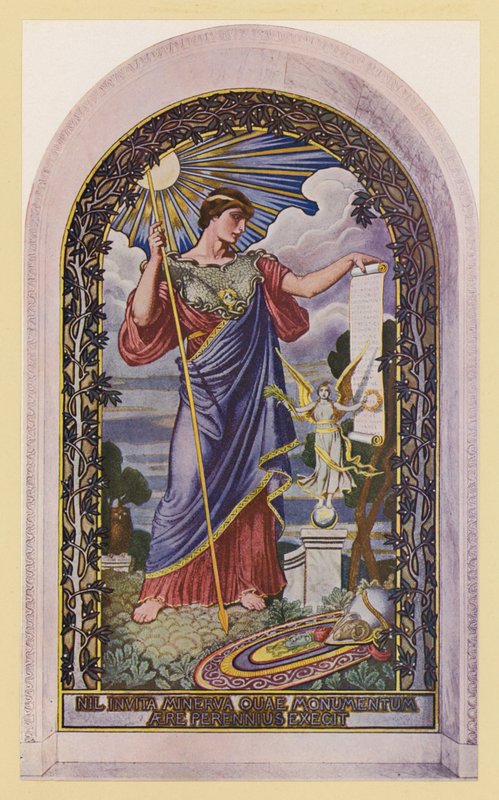 De Minerva van Vrede door Elihu Vedder