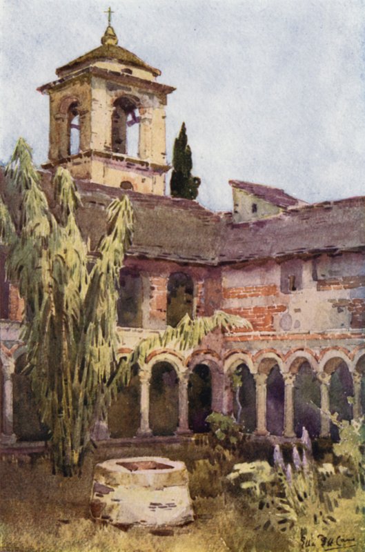 Il Chiostro di Piona, Lago di Como door Ella Du Cane