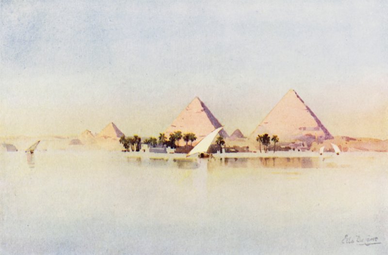 De Grote Piramide van Gizeh door Ella Du Cane