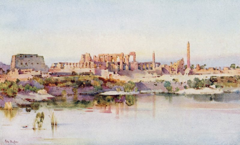 De Tempel van Karnak door Ella Du Cane