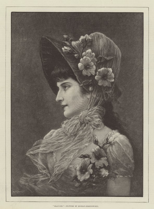 Blanche door Emile Eismann Semenowski