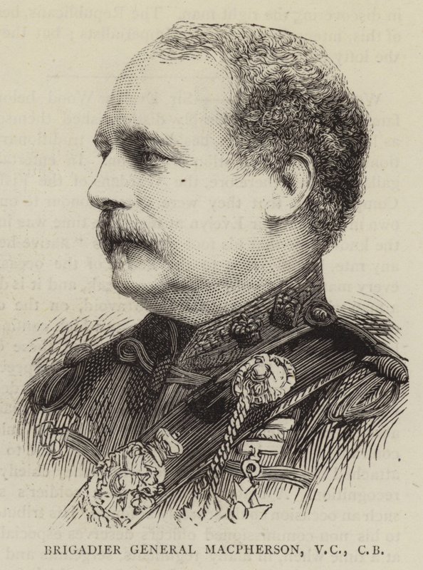 Brigadier Generaal Macpherson, VC, CB door English School