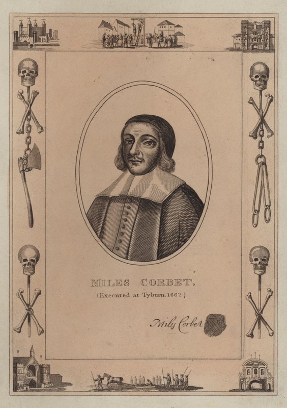 Miles Corbet, geëxecuteerd op Tyburn, 1662 door English School
