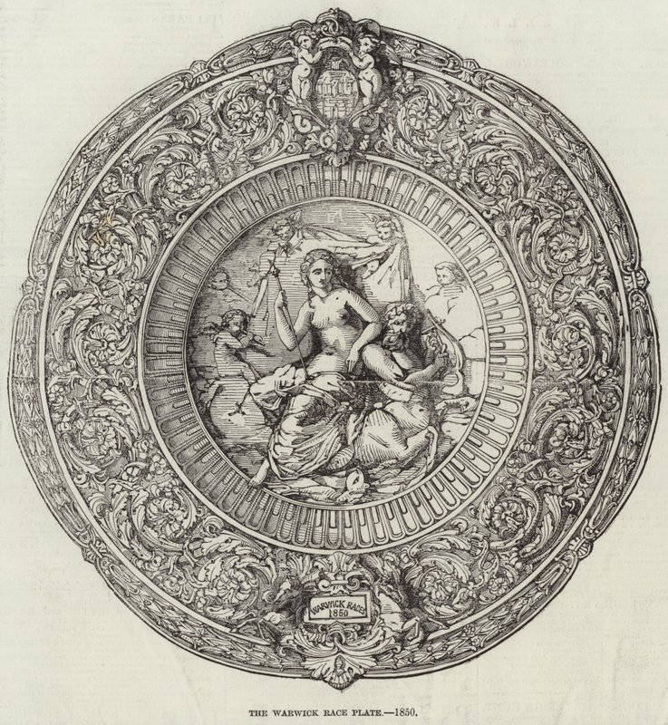 De Warwick Race Plate door English School