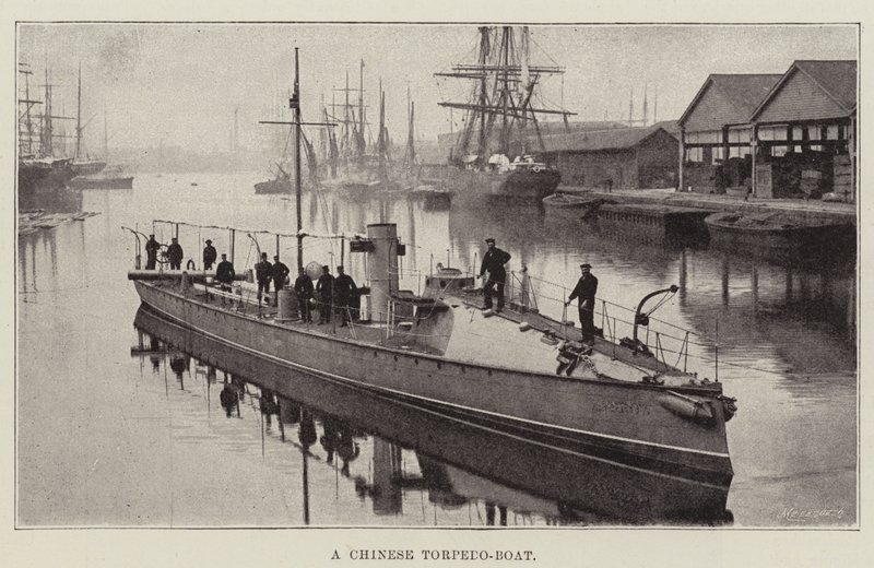Een Chinese torpedoboot door English Photographer