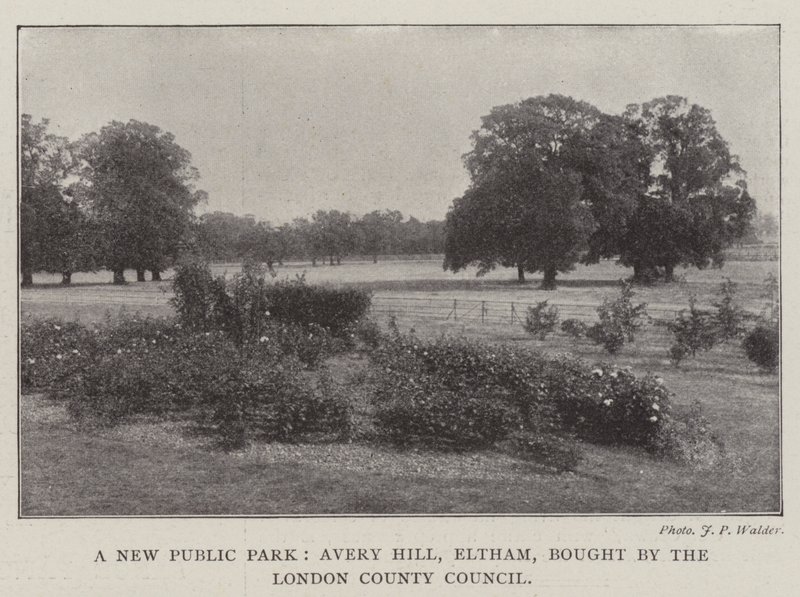Een nieuw openbaar park, Avery Hill, Eltham, gekocht door de London County Council door English Photographer