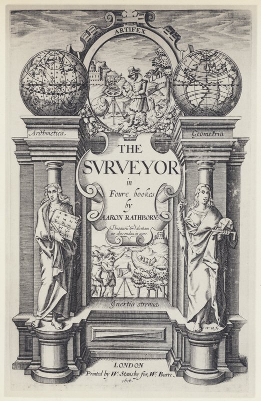 A Rathbone, De Landmeter, W Stansby voor W Burre 1616 door English Photographer