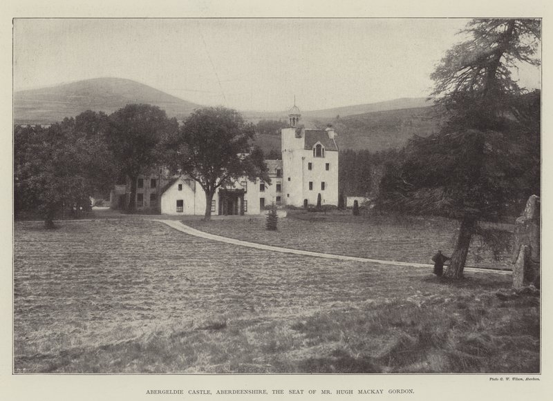 Abergeldie Kasteel, Aberdeenshire, de Residentie van Mr. Hugh Mackay Gordon door English Photographer