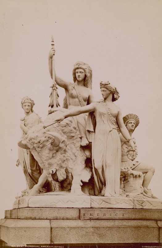 Albert Memorial, South Kensington, Londen door English Photographer