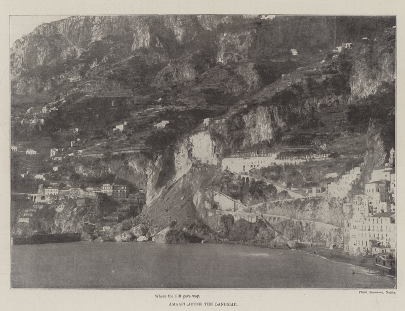 Amalfi na de aardverschuiving door English Photographer