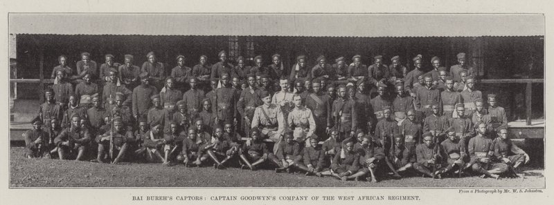 Bai Burehs Vangers, Kapitein Goodwyns Compagnie van het West-Afrikaanse Regiment door English Photographer