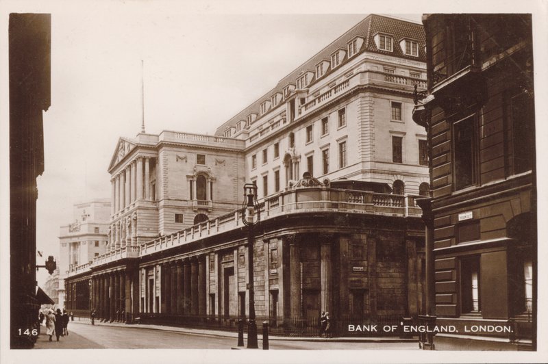 Bank of England, Londen door English Photographer