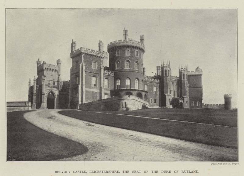 Belvoir Kasteel, Leicestershire, de Residentie van de Hertog van Rutland door English Photographer