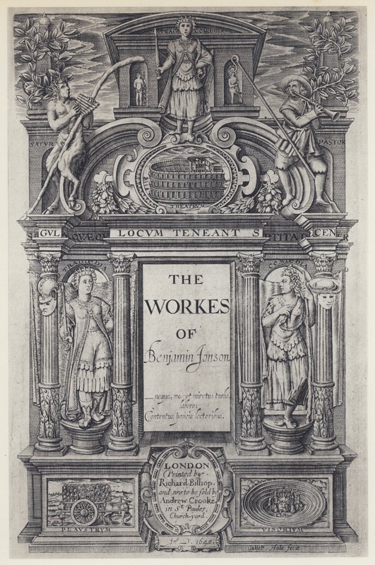 Ben Jonson, De werken, W Stansby 1616 door English Photographer