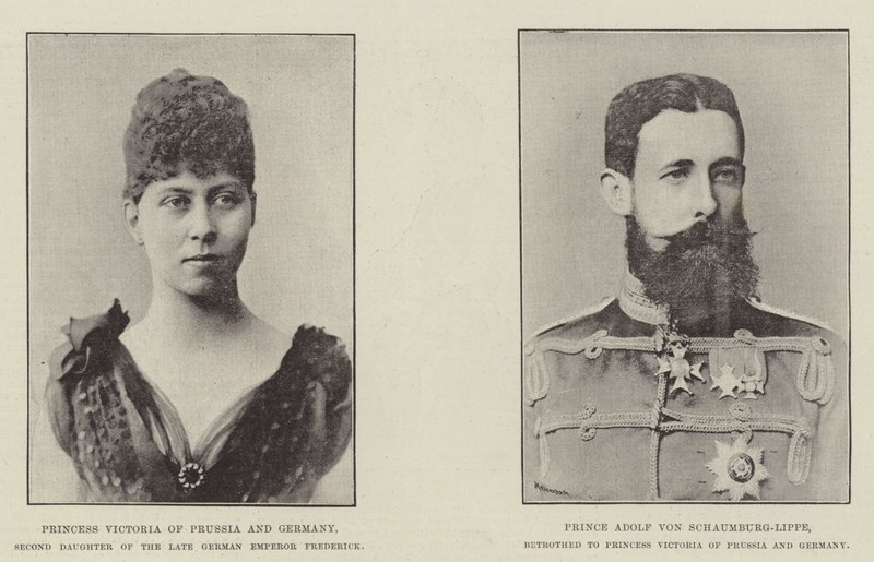 Verloving van prinses Victoria van Pruisen door English Photographer