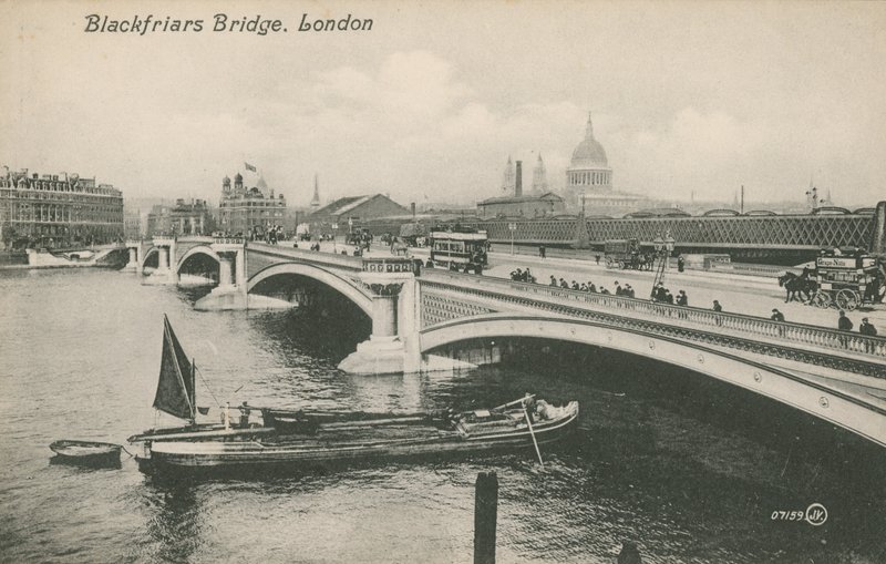 Blackfriarsbrug, Londen door English Photographer