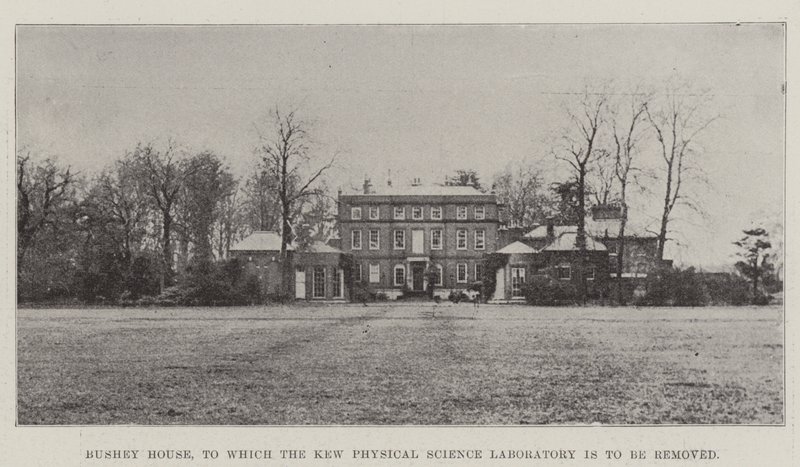 Bushey House, waar het Kew Physical Science Laboratory zal worden vernietigd door English Photographer