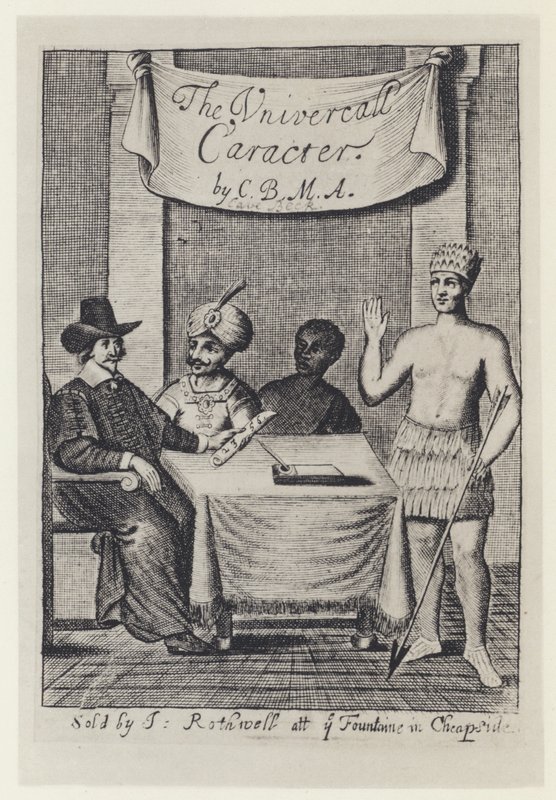 C Beck, Het universele karakter, I Rothwell 1657 door English Photographer