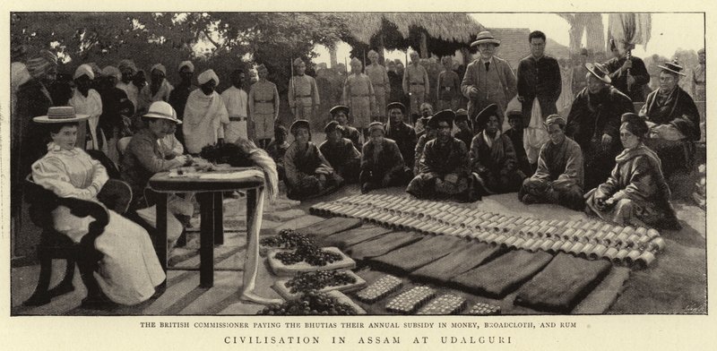 Beschaving in Assam bij Udalguri door English Photographer