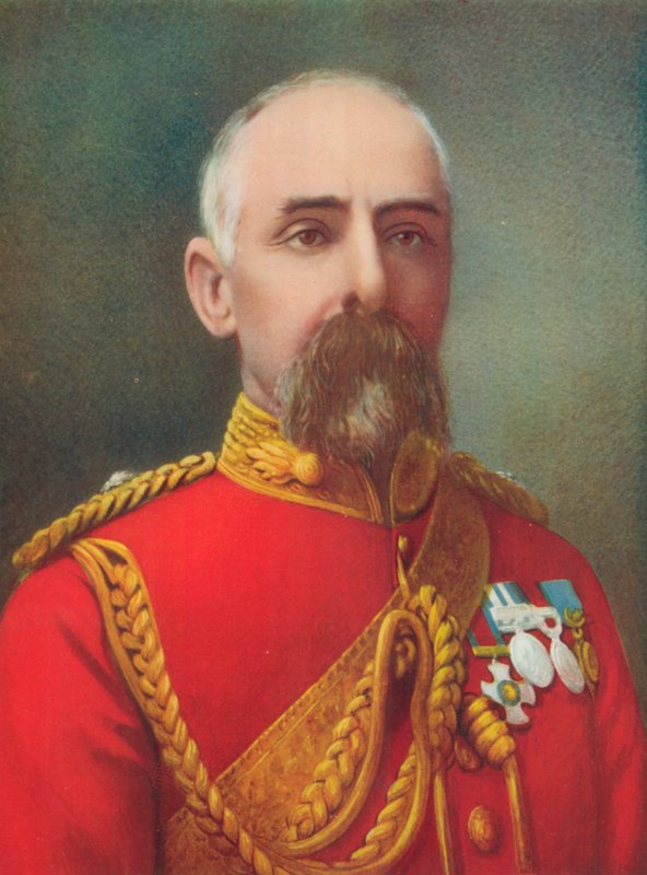 Kolonel H. P. Airey. Commandant van het Eerste Bushmen