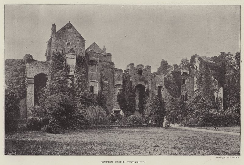 Compton Kasteel, Devonshire door English Photographer