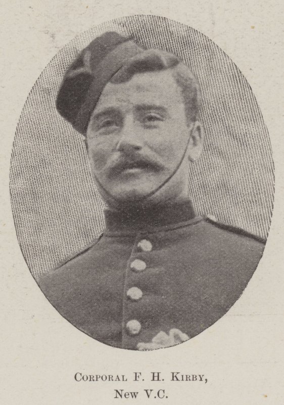 Korporaal F H Kirby, nieuwe VC door English Photographer