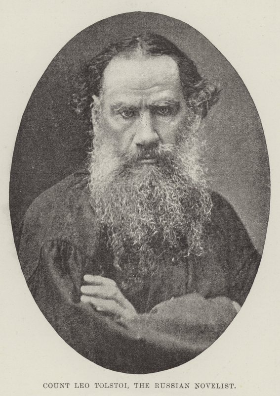 Graaf Leo Tolstoi, de Russische Romanschrijver door English Photographer