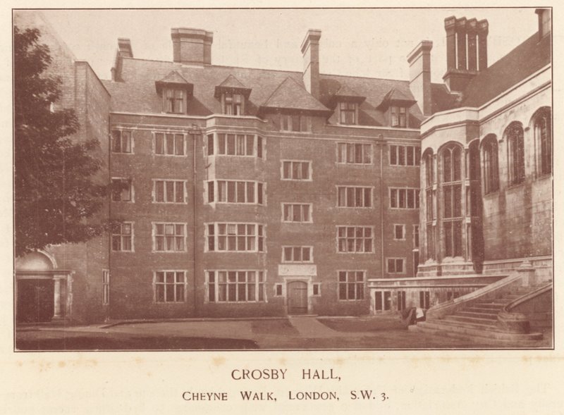 Crosby Hall, Cheyne Walk, Londen door English Photographer