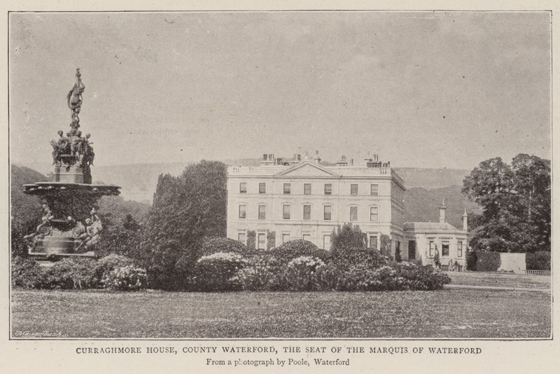 Curraghmore House, County Waterford, de zetel van de Markies van Waterford door English Photographer