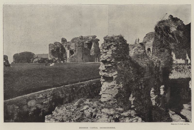 Kasteel Denbigh, Denbighshire door English Photographer