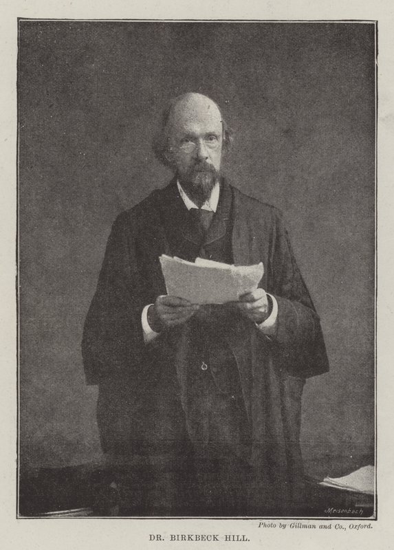 Dr Birkbeck Hill door English Photographer