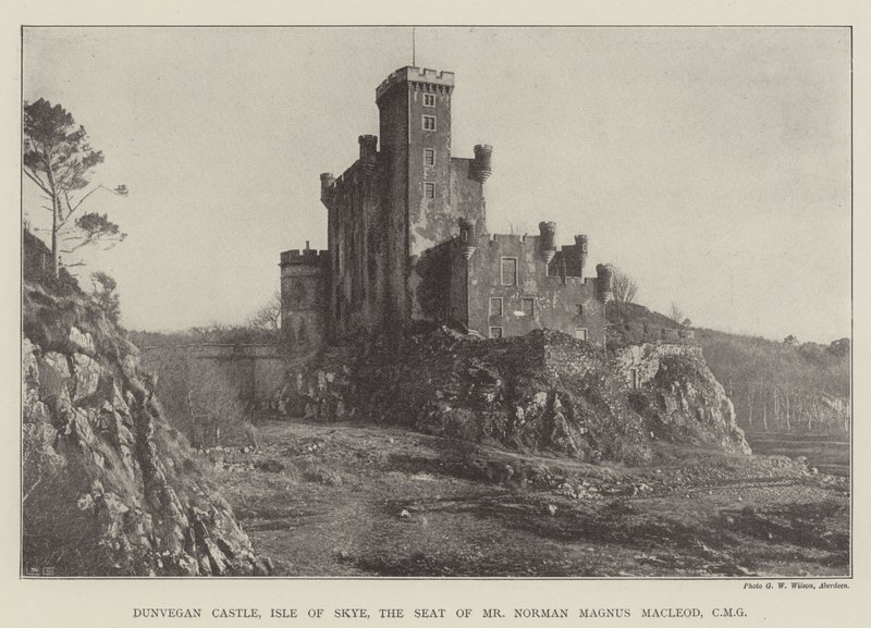 Dunvegan Kasteel, Isle of Skye, de Residentie van Mr. Norman Magnus Macleod, CMG door English Photographer