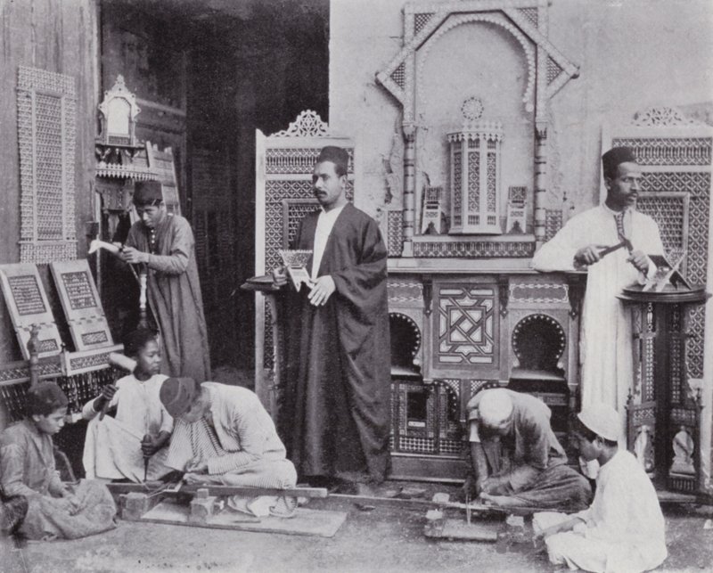 Egypte: Een Mushrebieh Werkplaats door English Photographer