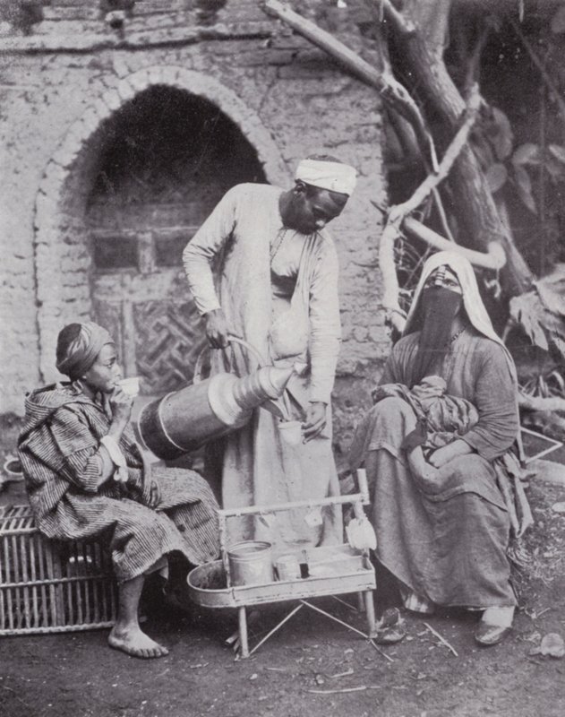 Egypte: Turkse koffie serveren in de straten van Caïro door English Photographer