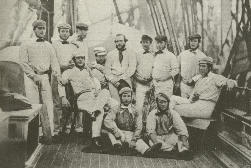 Eerste Engelse cricketteam naar Amerika, 7 september 1859 door English Photographer
