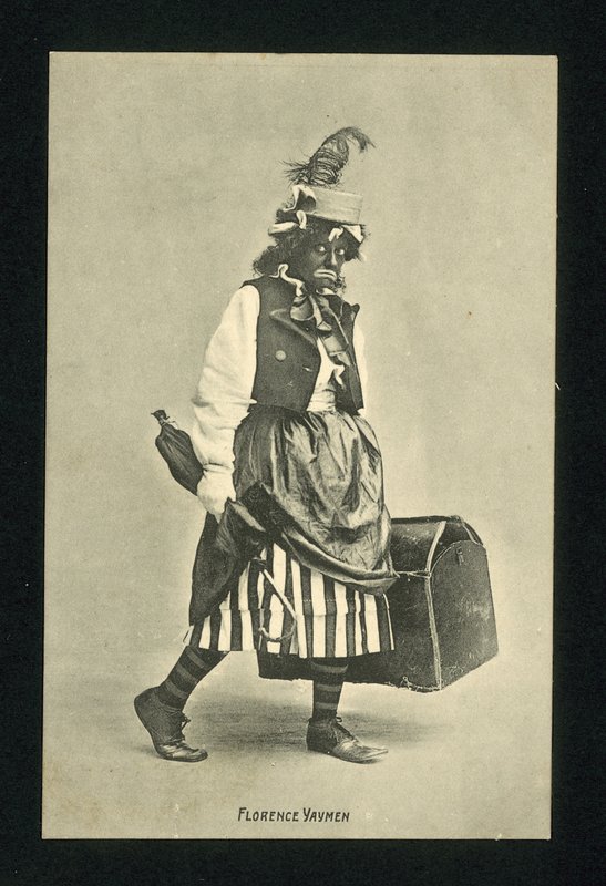 Florence Yaymen, Engelse music hall comédienne en danseres (z/w foto) door English Photographer